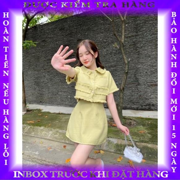 SET 2 MÓN DẠ 4 MÀU ( Xanh - Nude - Hồng - Trắng) buivanh