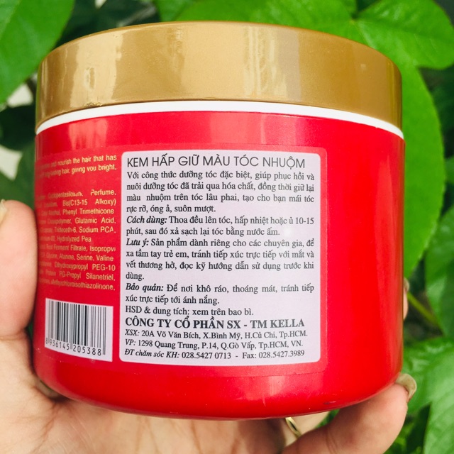 KEM HẤP GIỮ MÀU TÓC NHUỘM HAIR PLEXX COLOR RETENTION HAIR MASK 300ml