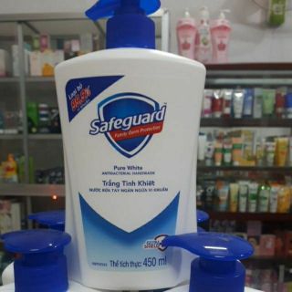 NƯỚC RỬA TAY"SAFEGUARD"450ML LOẠI BỎ 99,9% VI KHUẨN GÂY HẠI!