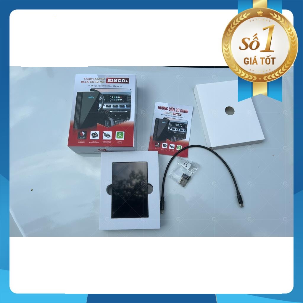 Bộ Carplay Android Box AI Bingo+ Chip 8 Nhân Ram 4G Rom 64G - Kết Nối Trực Tiếp Với Màn Hình Zin Của Xe Ô Tô