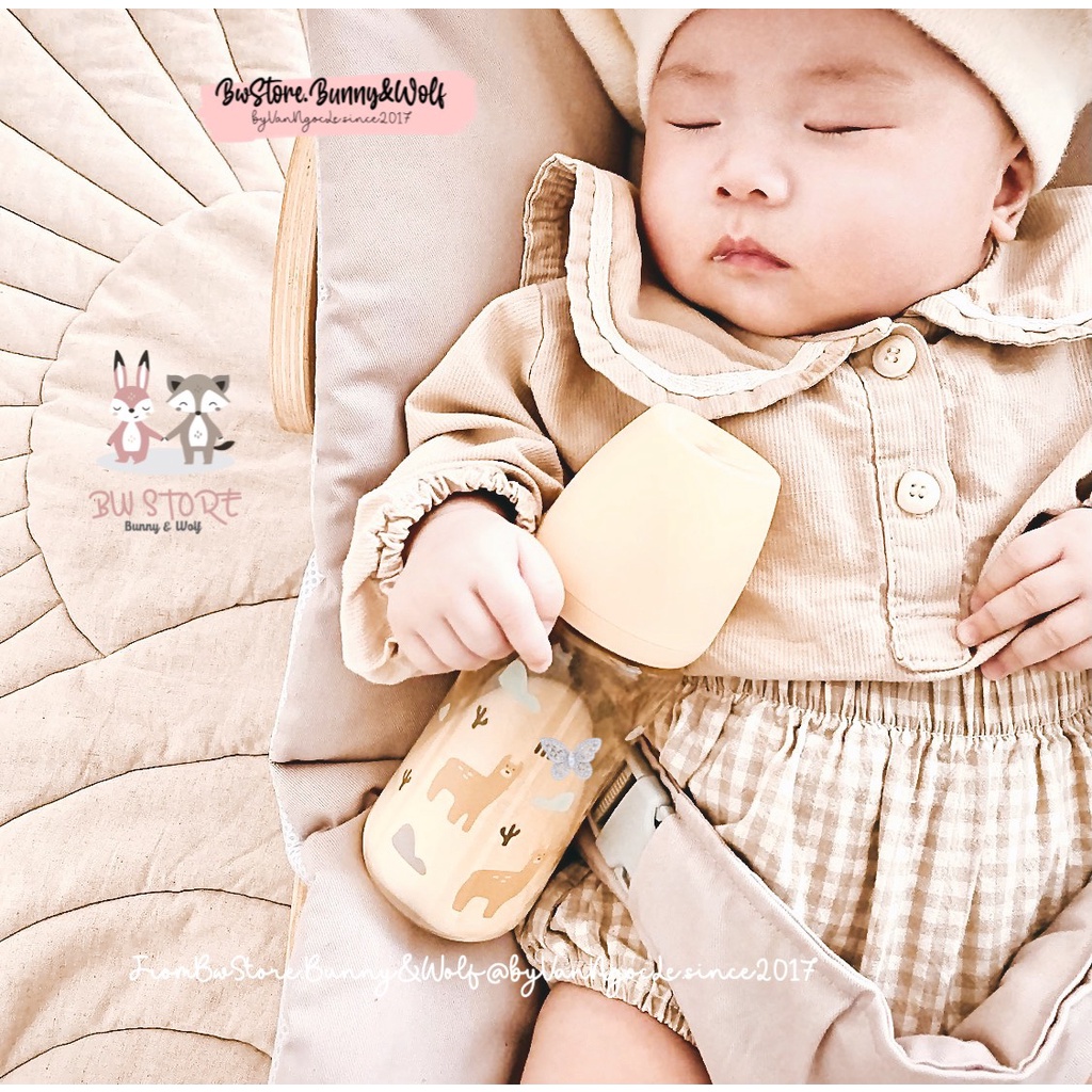 Bình Sữa Moyuum Llama Limited Hàn Quốc - phiên bản lạc đà giới hạn - size 170ml/270ml