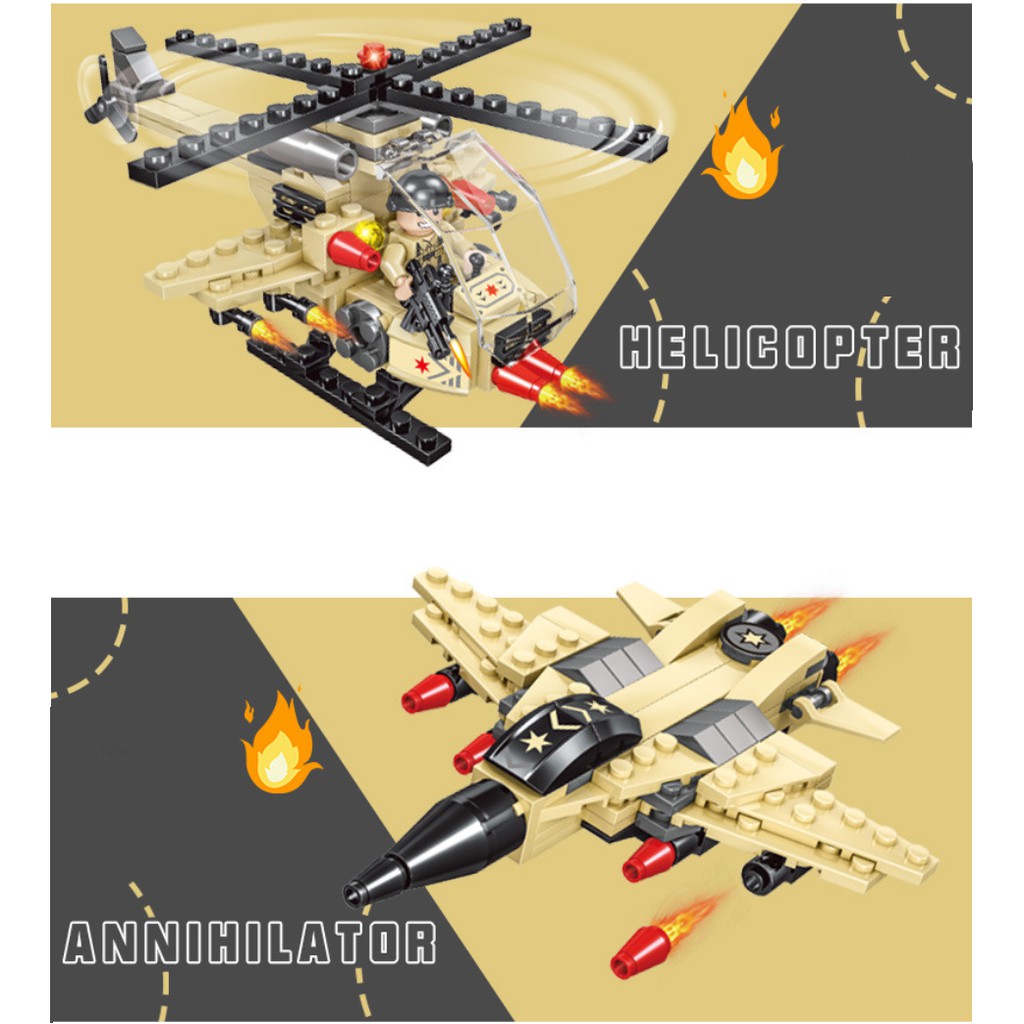 BỘ ĐỒ CHƠI XẾP HÌNH XE TĂNG Chiến Đấu, XE BỌC THÉP, XE PHÁO, Xe Quân Đội, cảnh sát swat