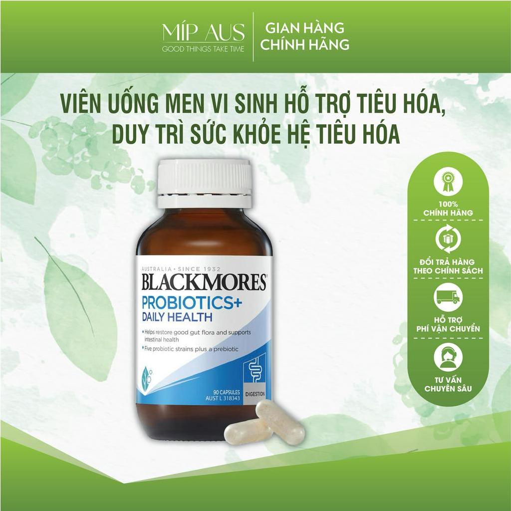 Viên Uống Men Vi Sinh Hỗ Trợ Tiêu Hóa, Duy Trì Sức Khỏe Hệ Tiêu Hóa - Blackmores Probiotics+ Daily Health - 30 viên