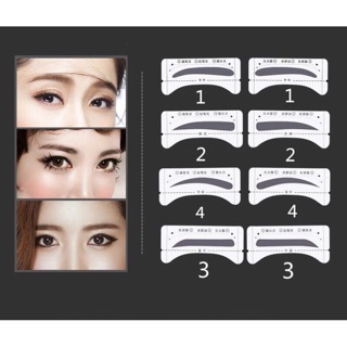 Một cặp khuôn kẻ mày dán