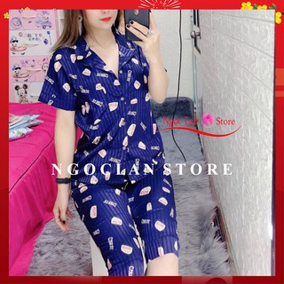 Pijama lụa gấm [ĐỦ SIZE, DÀI, LỬNG ĐÙI]