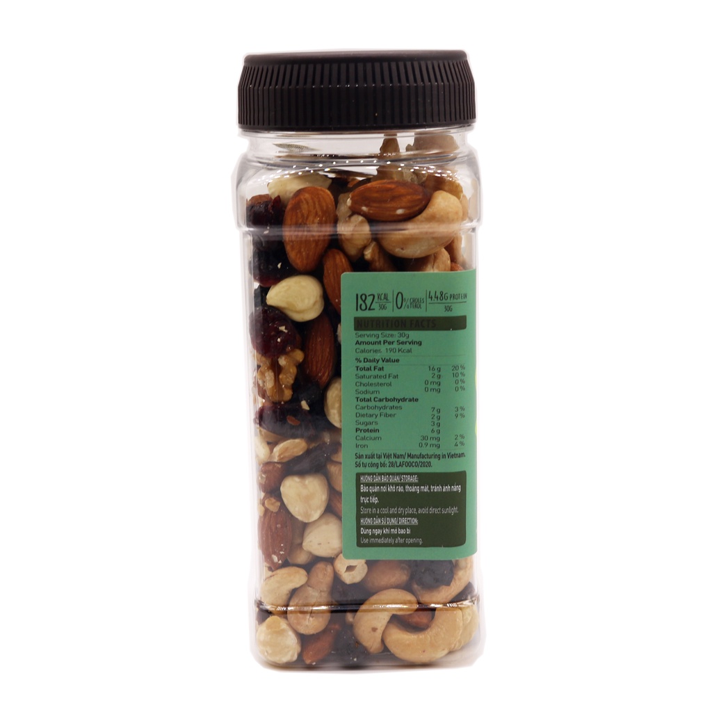 Trail mix LAFOOCO 270g Hạt hỗn hợp và quả mọng