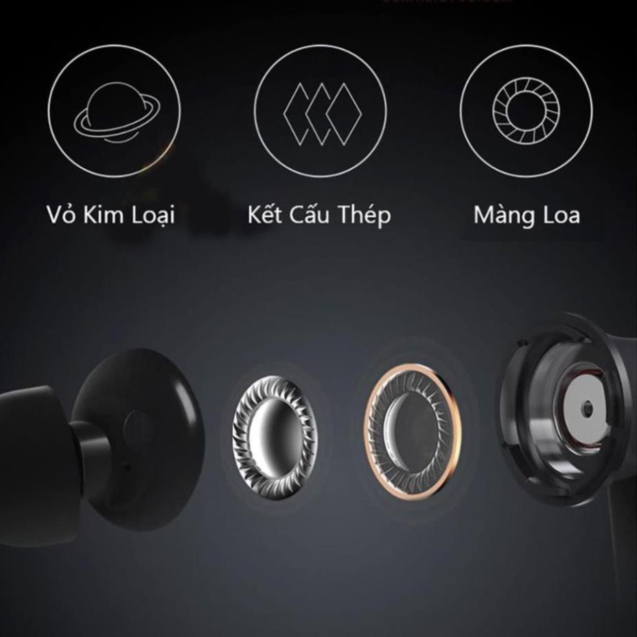 Tai nghe bluetooth không dây Xiaomi Piston Lite jack 3.5mm ☢️FreeShip☢️ có mic vỏ nhôm nguyên khối bản quốc tế-BH 6 thán