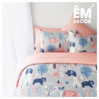 Bộ drap gối chăn ( mền) 100% cotton lụa hàn quốc