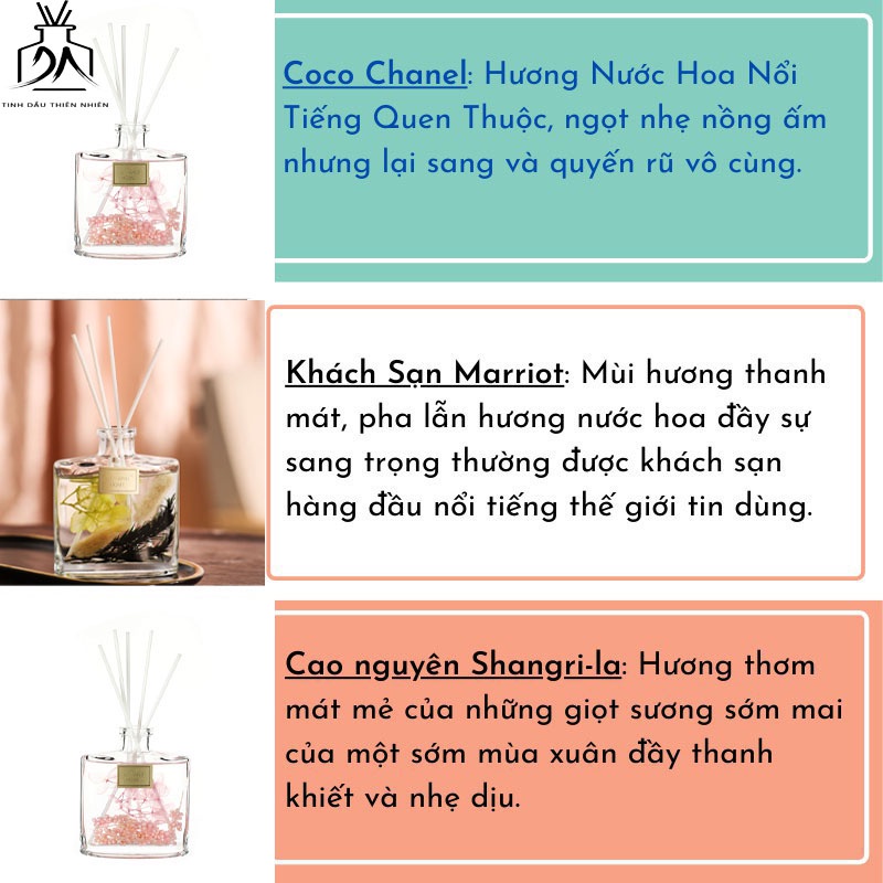 Tinh Dầu Thơm Phòng Thiên Nhiên ANDU 120ml  Que Gỗ Tự Khuếch Tán khử mùi không khí