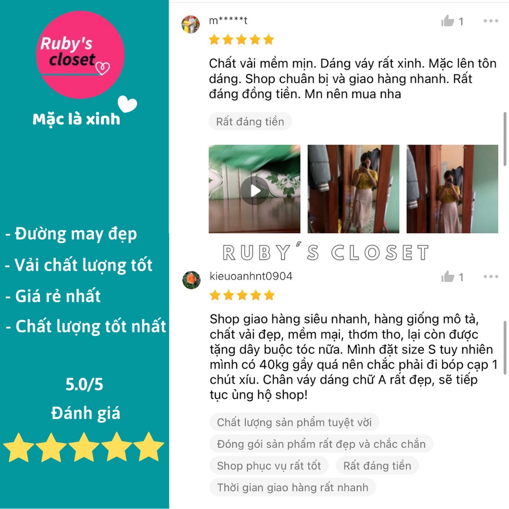 Chân váy dài xếp ly lưng cao, Chân váy chữ a công sở dài qua gối đẹp | BigBuy360 - bigbuy360.vn