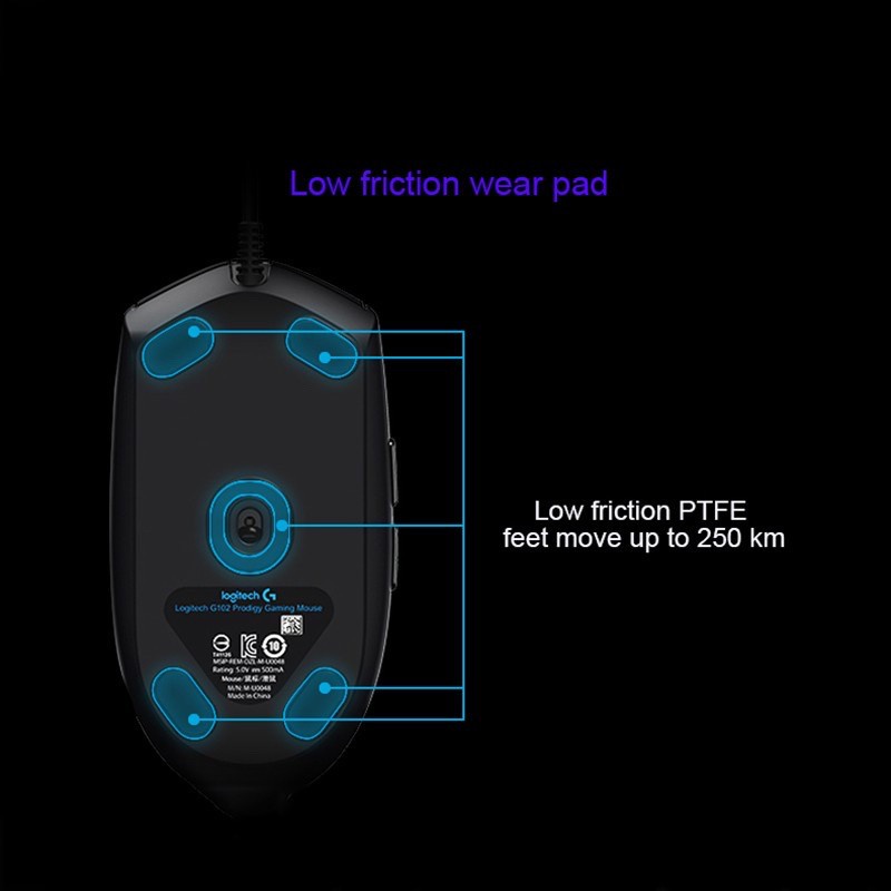 SIEU KHUYẾN MẠI Chuột chơi game Logitech G102 Led RGB 8000DPI