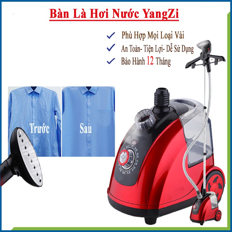 Bàn là hơi nước cây đứng Yangzi Bàn ủi hơi nước công suất lớn 180W 11 chế độ- phù hợp với mọi loại vải