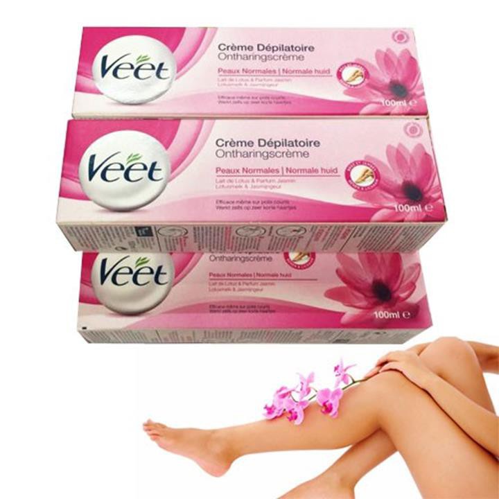 Kem tẩy lông Veet 100ml loại bỏ lông trên cơ thể một cách nhẹ nhàng không đau đớn, cho làn da trắng mịn sạch sẽ