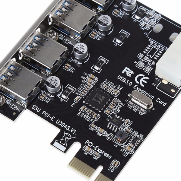 Card mở rộng 4 cổng PCI-E sang USB 3.0 PCI Express 5 Gbps