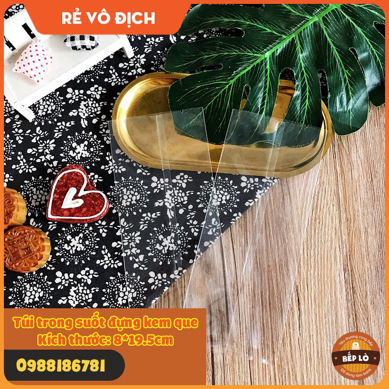 Túi đựng kem que trong suốt và mờ TIỆN DỤNG - set 100 túi