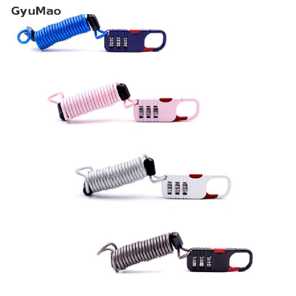 Dây Cáp Khóa Mật Khẩu 3 Chữ Số Chống Trộm An Toàn Cho Xe Đạp Xe Máy