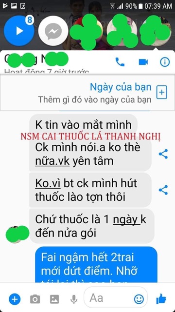 Cai thuốc lá Thanh Nghị