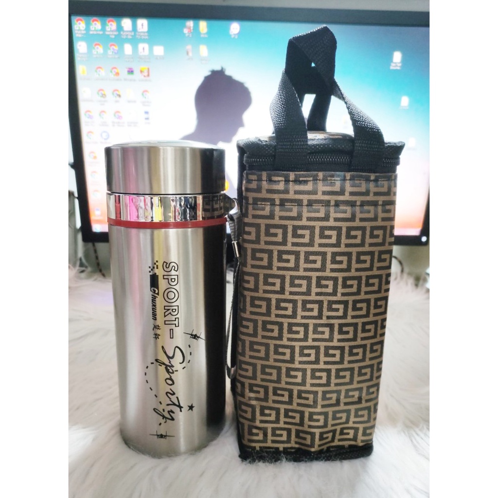 Combo bình giữ nhiệt SPORT 800ml 1000ML + túi được chọn mẫu