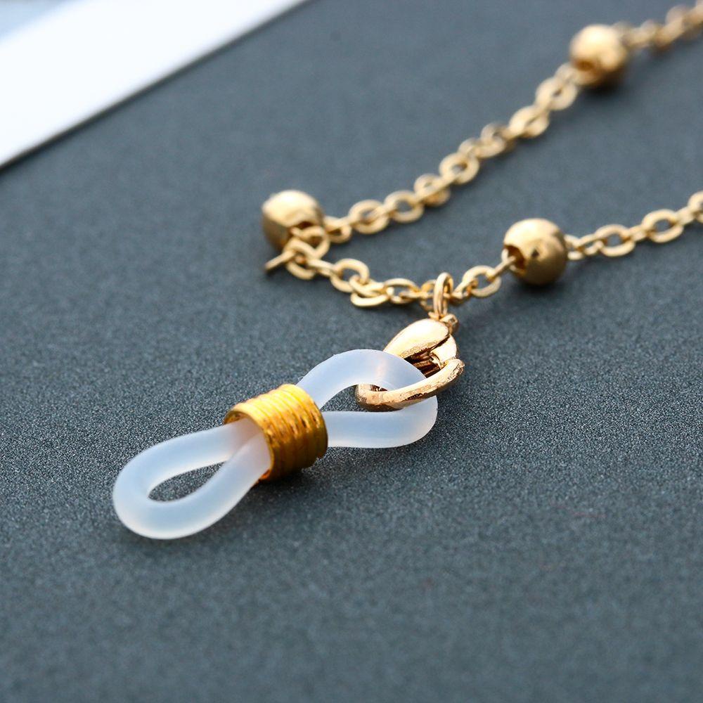 ESPO Dây Đeo Mắt Kính Bằng Kim Loại Chống Trượt Màu Vàng Đồng