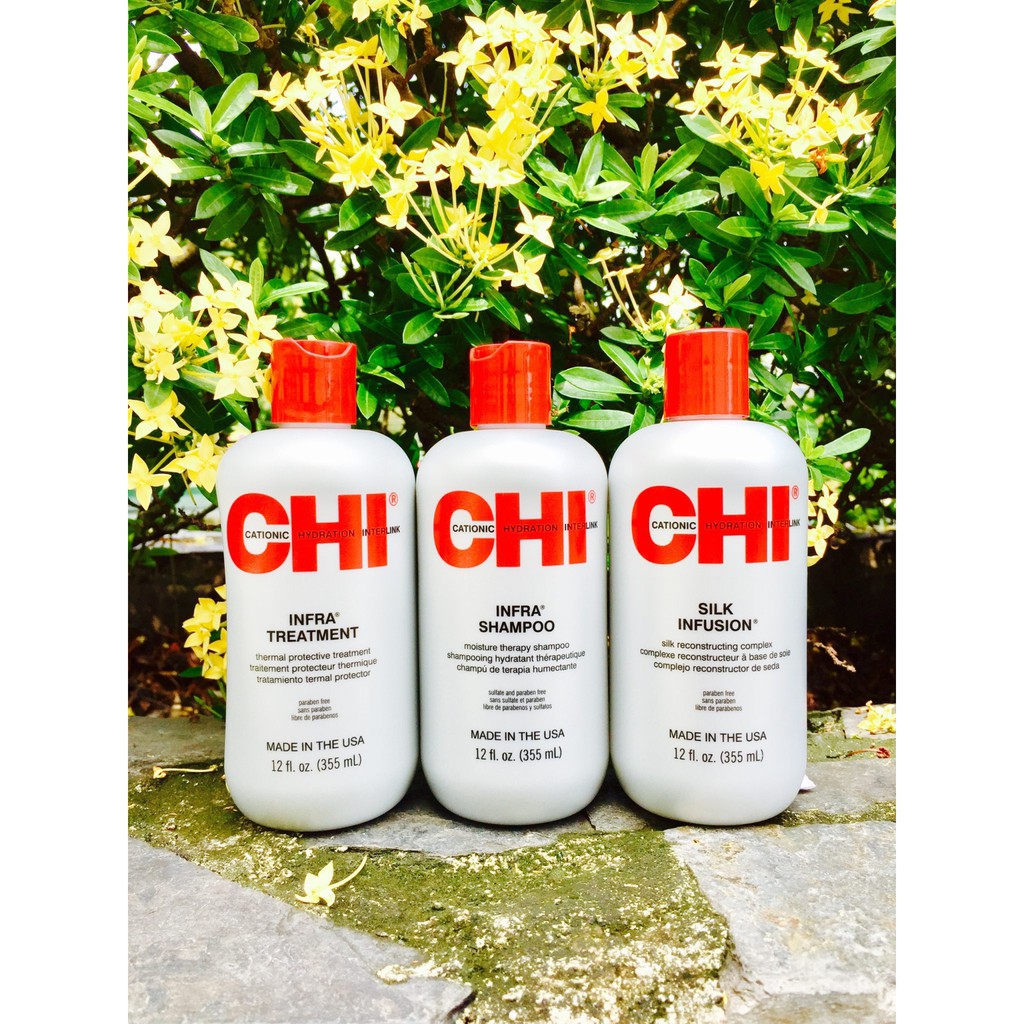 Bộ phục hồi tóc khô và hư tổn CHI Infra 355mlx2 + 355ml