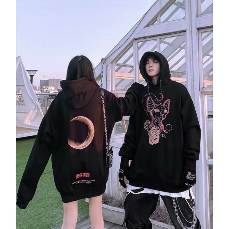 [ VẢI NỈ - SIÊU ĐẸP ] Áo Khoác hoodie form rộng Đen Khoá Kéo Siêu Hot 2021 dành cho nam và nữ