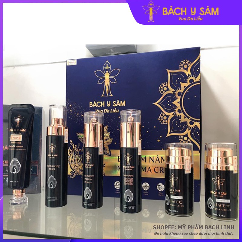 Combo Nám 6 Bách Y Sâm - Bộ Kem Nám Bách Y Sâm Chính Hãng