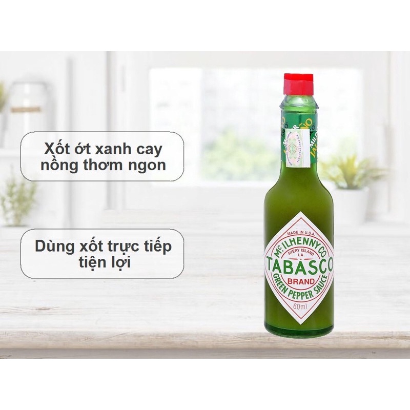 Sốt ớt xanh Tabasco 60ml
