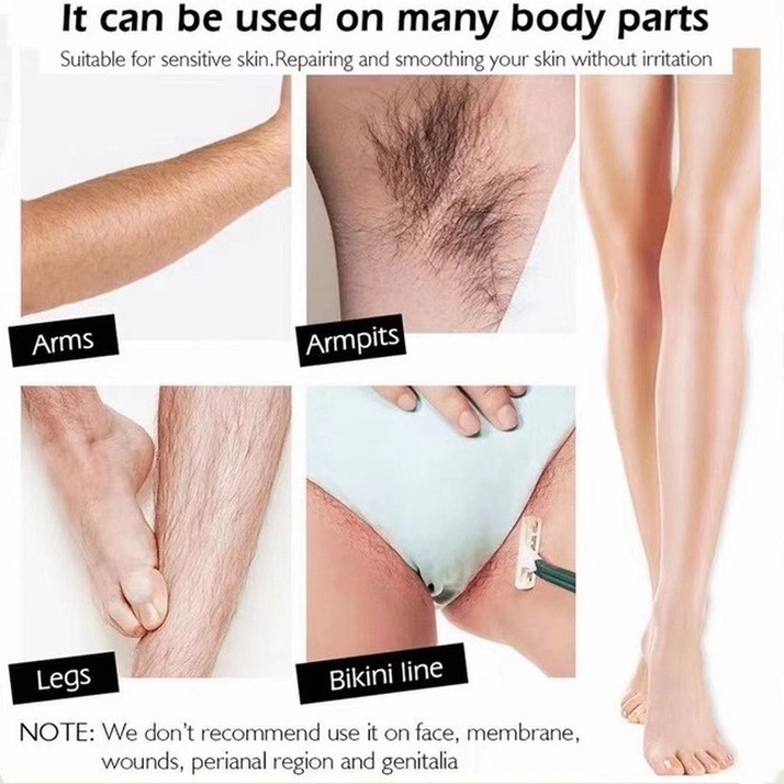 [Ababixa] Tẩy Lông Pha Lê Hiệu Quả Dễ Làm Sạch Cho Vùng Da Dưới Cánh Tay / Lưng / Mặt / Mắt