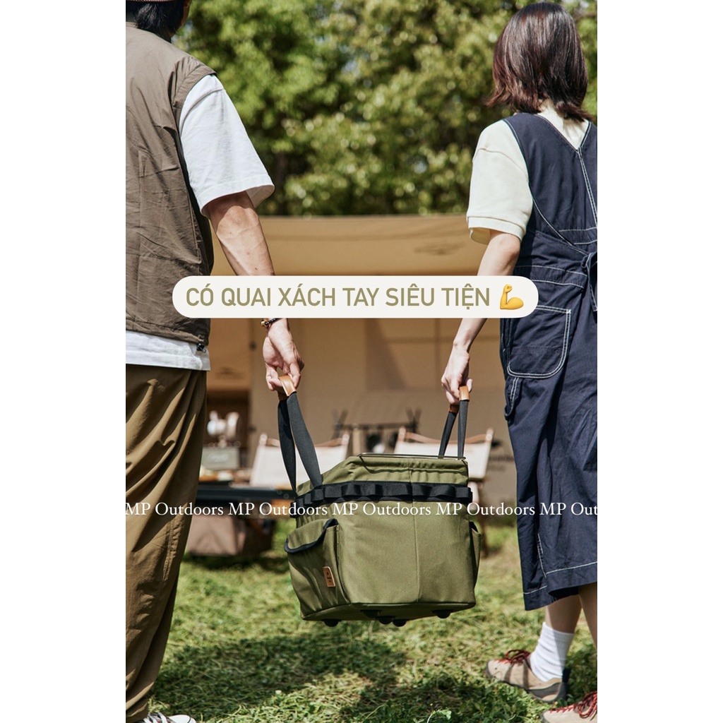 GIỎ/ TÚI VẢI ĐỰNG ĐỒ GẤP GỌN GLAMPING NH22SNX02 NATUREHIKE DU LỊCH DÃ NGOẠI CẮM TRẠI CAMPING OUTDOOR