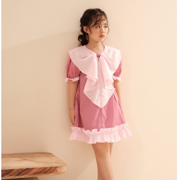 Váy công chúa Laura thiết kế 137Kids nhún bèo dễ thương cho bé gái