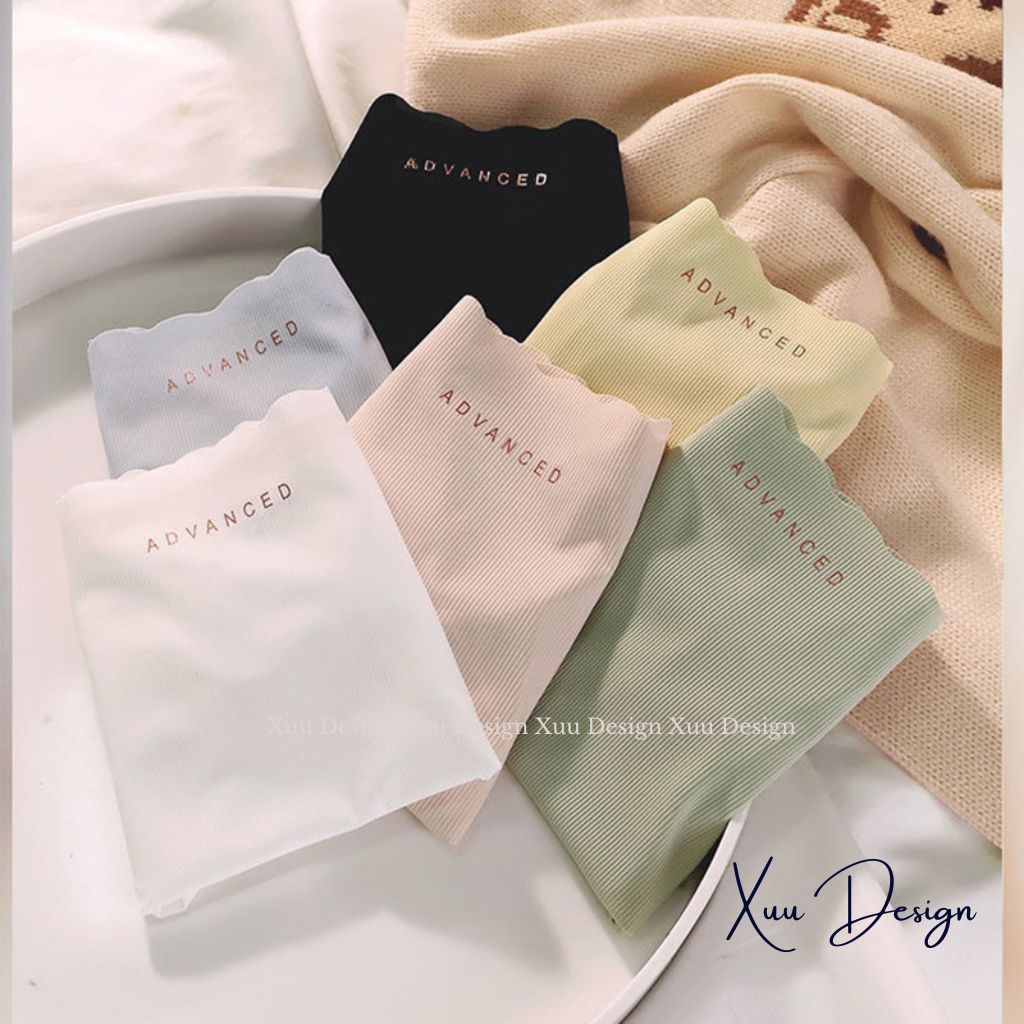 Quần mặc váy XUU vải cotton gân tăm không viền, không đường may chống lộ cao cấp - QV06