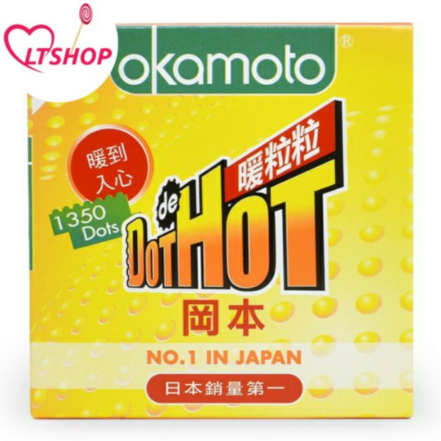 Bao Sao Su Okamoto Dot The Hot gai nóng truyền nhiệt nhanh hộp 3 cái