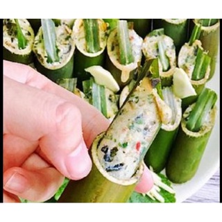 chả ốc nhồi ống nứa khay 500gr