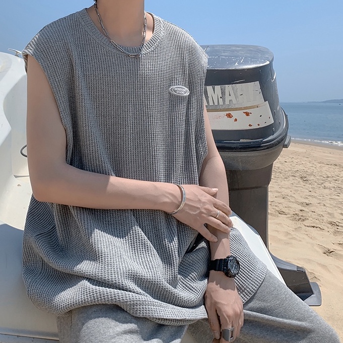 Áo Thun Thể Thao Sát Nách Form Rộng Thời Trang Mùa Hè Cho Nam