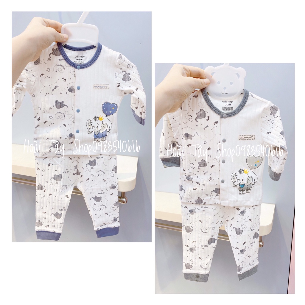 BỘ SƠ SINH CÚC GIỮA NỈ COTTON