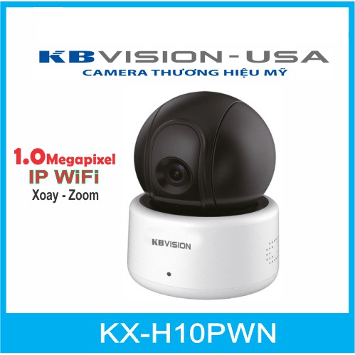 [KX-H10PWN] Camera Quan Sát IP Không Dây WiFi Xoay Zoom KX-H10PWN