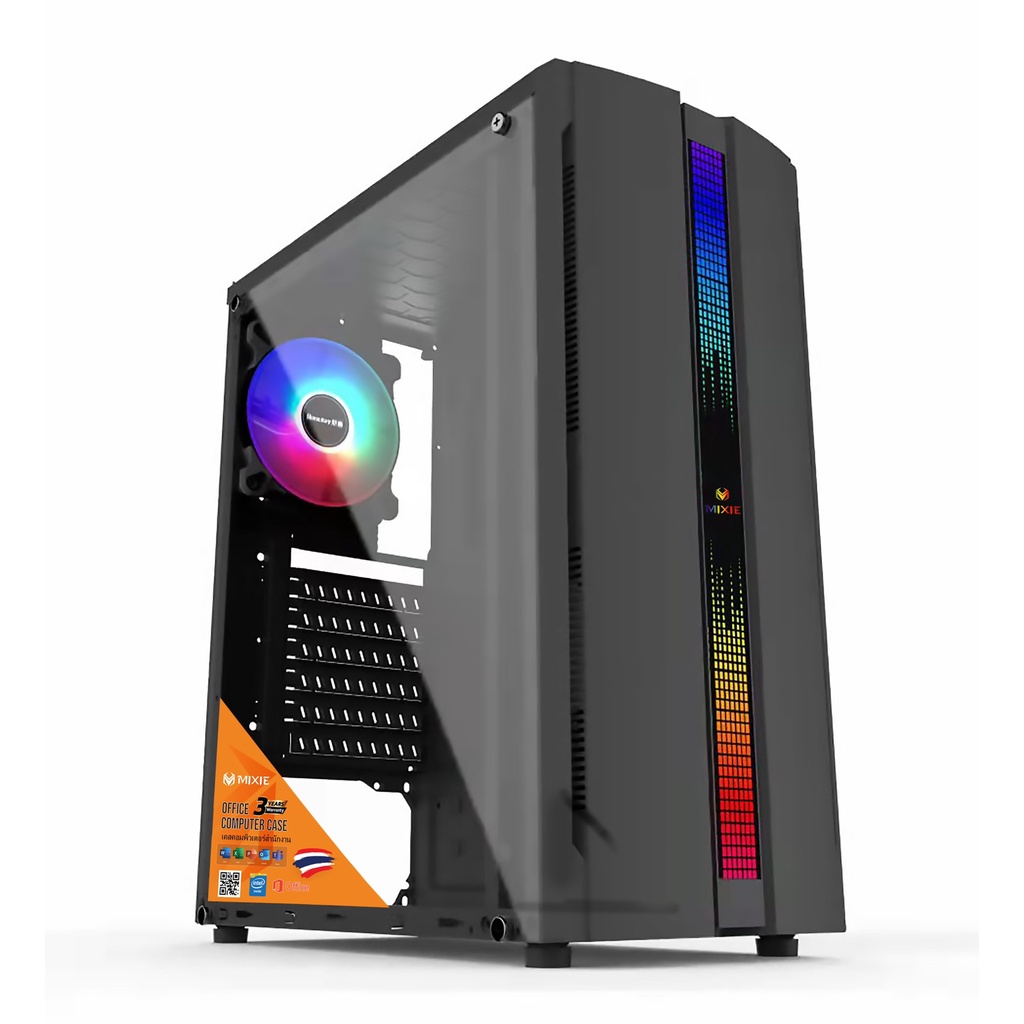 VỎ CASE MÁY TÍNH MIXIE S6 - Khung Sắt Đèn Led