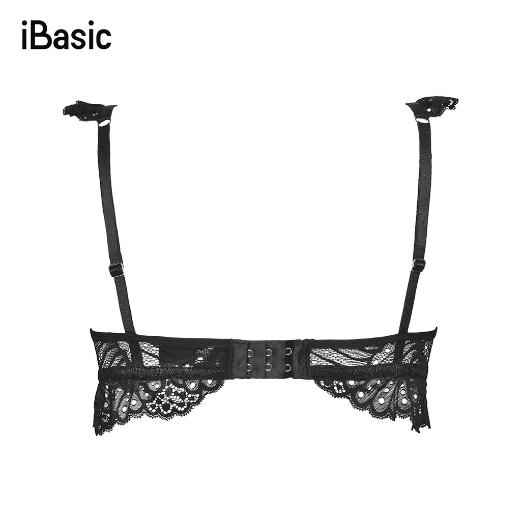 [Mã FAMALLT5 giảm 15% đơn 150k] Áo ngực bralette ren mút mỏng iBasic BRAY038