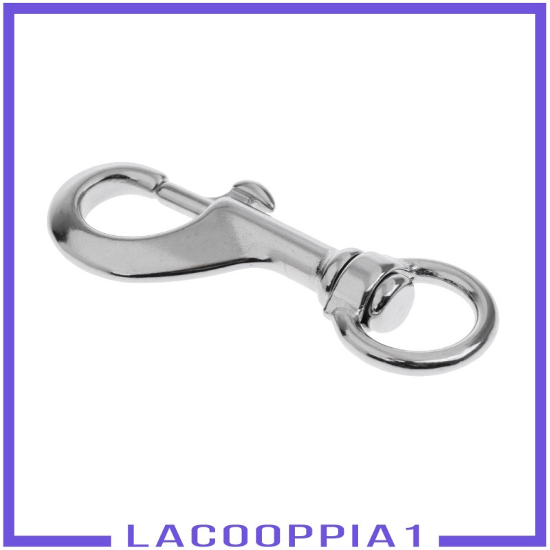 [Lacooppia1] Móc Xoay Tròn Bằng Thép Không Gỉ 68mm Cho Thú Cưng