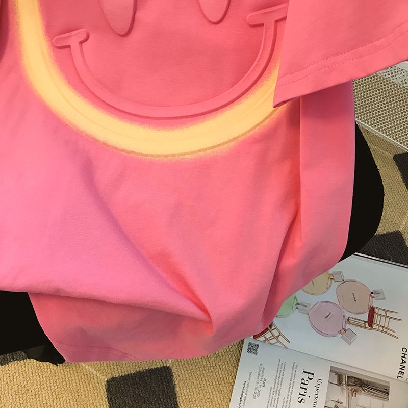 Áo Thun Tay Ngắn In Họa Tiết Thời Trang Mùa Hè Hàng Mới Dành Cho Nữ