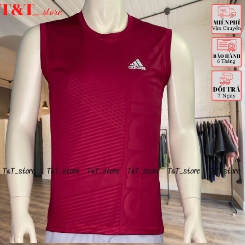 Áo Ba Lỗ Nam Dập Vân Cao Cấp Mềm Mịn Siêu Thoáng Mát Thấm Hút Mồ Hôi Tốt Co Giãn 4 Chiều T&T_store