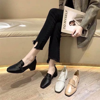 Giày loafer cao gót công sở _ order taobao