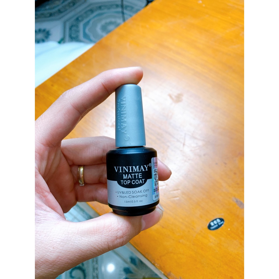 Base Top Vinimay , Top Lì , Loang , Giọt Sương , Kim Cương , Cường Lực, Kiềm Dầu , Phá Gel ,Cứng Móng Trùm Nail Mi