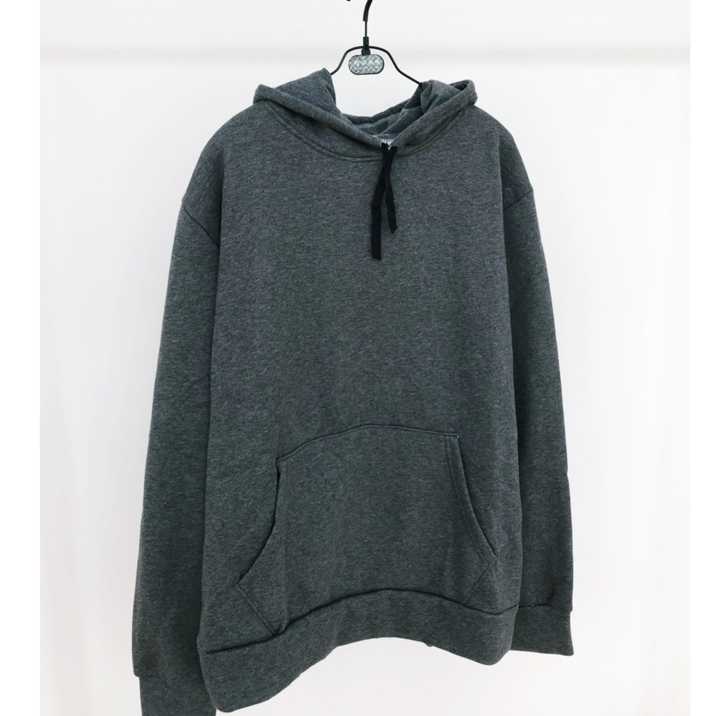 Áo khoác nỉ bông cotton dày mịn - hoodie form rộng unisex trơn basic - 2N Unisex | BigBuy360 - bigbuy360.vn
