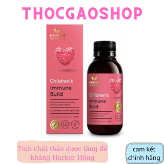 Tinh chất thảo dược tăng đề kháng Harker Hồng Children's immune Build 150ml 0m+