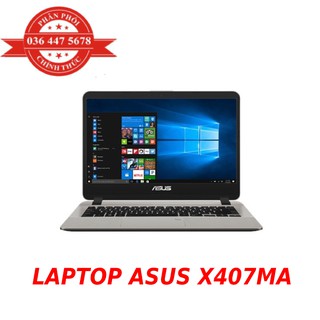 Laptop ASUS X407M N4000/4G/1T/W10/ 14'' GOLD - Hàng Chính Hãng