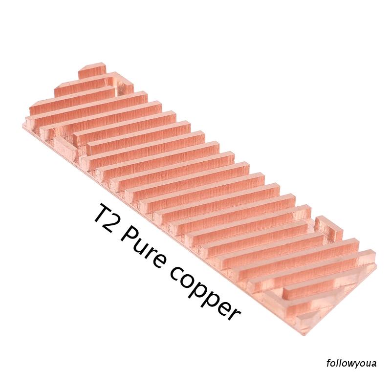 Tấm Tản Nhiệt Bằng Đồng Nguyên Chất Siêu Mỏng Cho M.2 2280 Pci-E Nvme