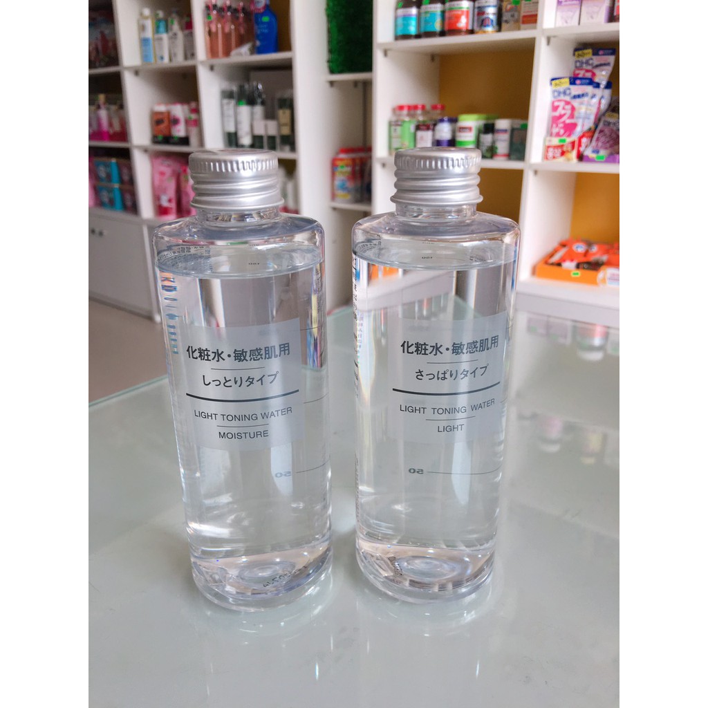 Nước Hoa Hồng Dành Cho Da Dầu Muji Light Toning Water 200ml