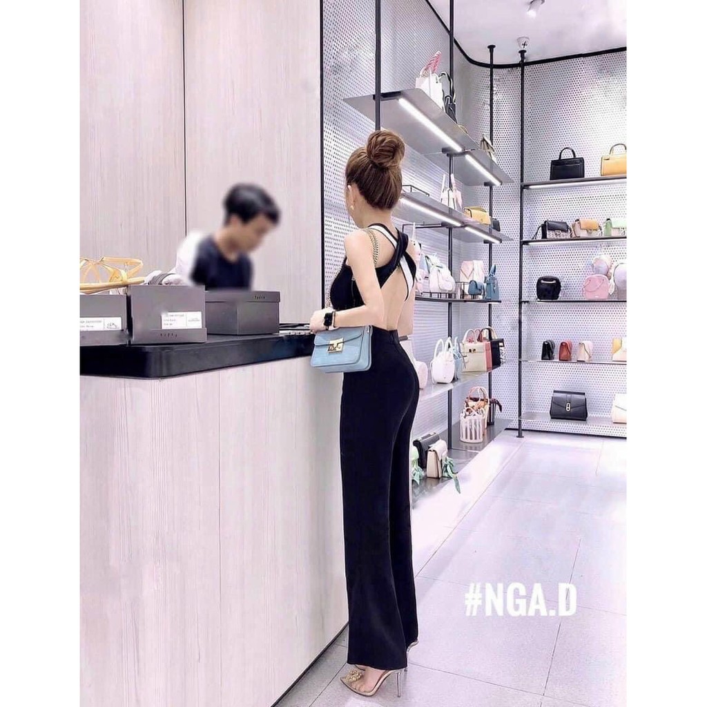 Jum cổ yếm phối trăng có mút ngực sexy sang chảnh kèm hình thật