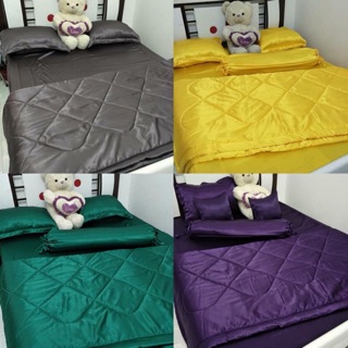 Bộ ga phi lụa thái Tuấn 1m6 (hình thật 100%)